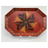 19th C. Folk Art American Toleware Tray.