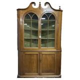 Federal Style Corner Cabinet.