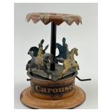 Early 1900s Nonpareil Tin Litho Carousel.
