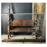 Antique Maple 4 Poster Bed Frame.
