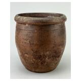 Signed Berks Co. PA J. Feeg Pottery Redware Jar.
