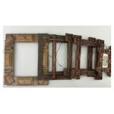 6 Tramp Hobo Art Picture Frames.