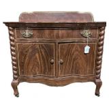 French Louis XV Style Carved Sideboard Cabinet.