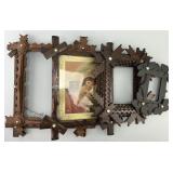 5 Tramp Hobo Art Picture Frames.