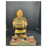 Vintage Old Reading Beer Gus Advertising Statue.