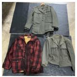 Woolrich, Marines, & Ike Jackets.