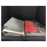 3 Binders Of Sports Trading Cards.