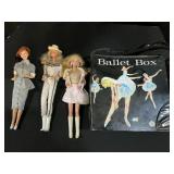 Barbies, Lucy Ball & Mattel Ballet Box.