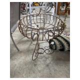 Wrought Iron Plant Stand.