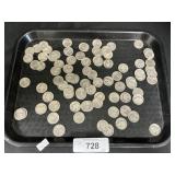 84 90% Silver Quarters.