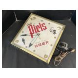 Piels Beer Advertising Clock.