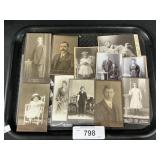 Antique B&W German Cabinet Card Photos.
