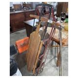 (2) Vtg Runner Sleds.
