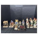 Large Lot Of Western LionStone Decanters.