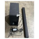 Samsung Sound Bar & Subwoofer Speakers.