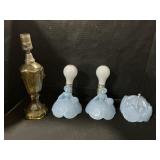 Southern Belle & Amber Glass Lamps.