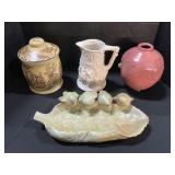 Peakson Vase, Tavern Jug, Blue Boar Jar, Bird