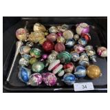 Vintage Christmas Ornaments.