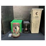 House Of Lloyd Golfing Santa, Sand Timer, Outhouse