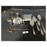 Sterling Silver Spoon, Silver Plated Flatware,
