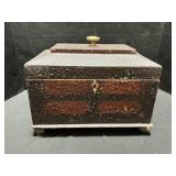 Lacquered Wooden Box.