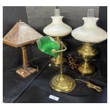 4 Table Lamps.