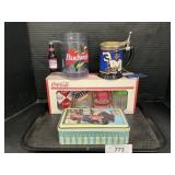 Vintage Collectable Coca Cola Glasses, Dominos