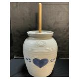 Pinewood Valley Stoneware Butter Churn.