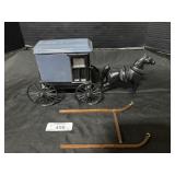 Michters Whiskey Horse & Buggy Decanter.