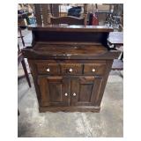 Dark Pine Dry Sink.
