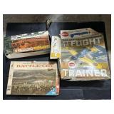 Cox Model Plane, Civil War Board Game.
