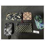 Vera Bradley Wallets & Glasses Case.