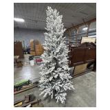 8ft Artificial Lighted Christmas Tree.