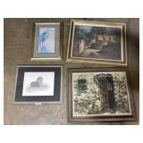 Signed Print Blue Heron Artist Art LaMay, Artist