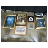 Gilded Gold Framed Wall Art.