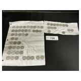 58 90% Silver Roosevelt Dimes.