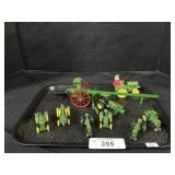 Small John Deere Tractor Toys.