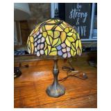 Tiffany-Style Stained Glass Table Lamp.
