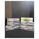 6 Hess Trucks.