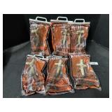 6 Looney Toons Wile E. Coyote Action Figures.