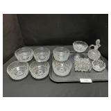 EAPG Glass,  Arcoroc Bowls, Crystal Bowl.
