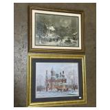 Souders & Unsigned Winter Art Prints.