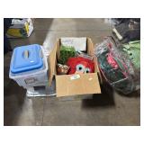 Christmas Wreath & Decor, Mini Air Compressor,
