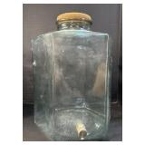 Vintage Italian Hexagonal Glass Beverage