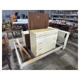 Mid Century Modern Blonde Oak Bedroom Suite.