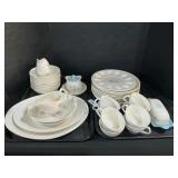 Floral White Dinnerware.
