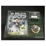 Nick Foles MVP Memorabilia Plaque.