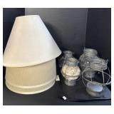 Lantern Bases & Lamp Shades.