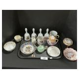 Porcelain Tea Set, Dishes, Norman Rockwell Bells.