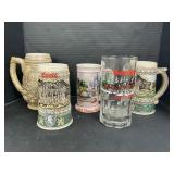 5 Beer Steins.